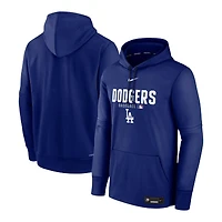 Los Angeles Dodgers Deep Royal Authentic Collection Nike Therma Pullover Hoodie