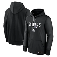 Los Angeles Dodgers Black Authentic Collection Therma-FIT Nike Hoodie