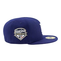 Los Angeles Dodgers Royal Blue 2025 World Series Champions Patch Grey UV New Era 59FIFTY Fitted Hat