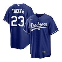 Los Angeles Dodgers Kyle Tucker Deep Royal Nike Replica Jersey