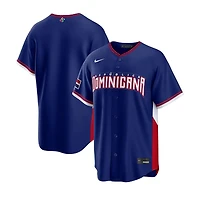 Youth Dominican Republic Deep Royal Blank 2026 World Baseball Classic WBC Nike Jersey