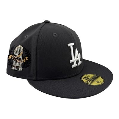 Los Angeles Dodgers Graphite 2025 Champions Trophy Patch Grey UV New Era 59FIFTY Fitted Hat