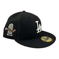 Los Angeles Dodgers Black 2025 Champions Trophy Patch Grey UV New Era 59FIFTY Fitted Hat