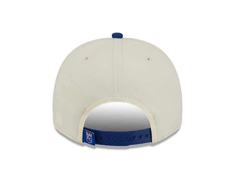Kansas City Royals Chrome and Royal Classic New Era 9FIFTY A-Frame Snapback Hat