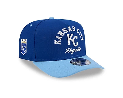 Kansas City Royals Royal Blue Arched New Era 9FIFTY A-Frame Snapback Hat