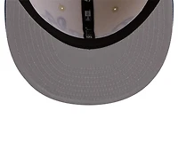 Kansas City Royals Chrome and Royal Chain Stitch Script New Era 59FIFTY Fitted Hat