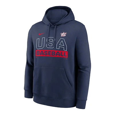Team USA Baseball World Classic Navy Club Nike Pullover Hoodie