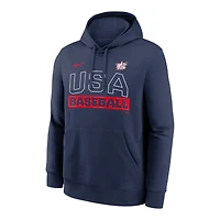 Team USA Baseball World Classic Navy Club Nike Pullover Hoodie