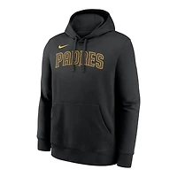 San Diego Padres Black Club Nike Pullover Hoodie