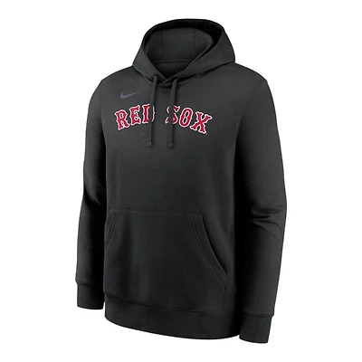 Boston Red Sox Black Club Nike Pullover Hoodie