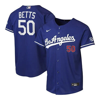 Youth Los Angeles Dodgers Mookie Betts Royal Blue Alternate Nike Stadium Jersey