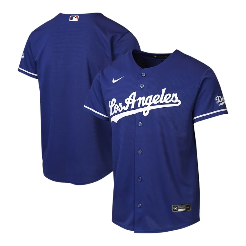 Youth Los Angeles Dodgers Blank Royal Blue Alternate Nike Stadium Jersey