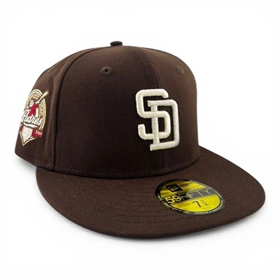 San Diego Padres Brown "Ivory Collection" 40th Anniversary Patch Ivory UV New Era 59FIFTY Fitted Hat
