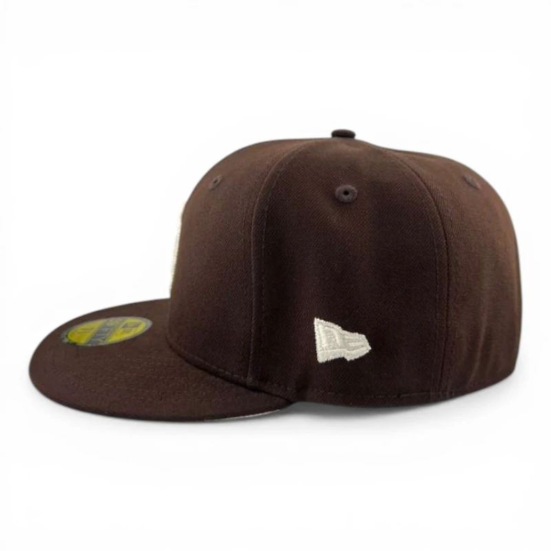San Diego Padres Brown "Ivory Collection" 40th Anniversary Patch Ivory UV New Era 59FIFTY Fitted Hat