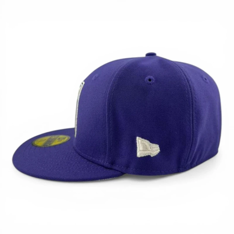 Arizona Diamondbacks Purple "Ivory Collection" 20th Anniversary Patch Ivory UV New Era 59FIFTY Fitted Hat