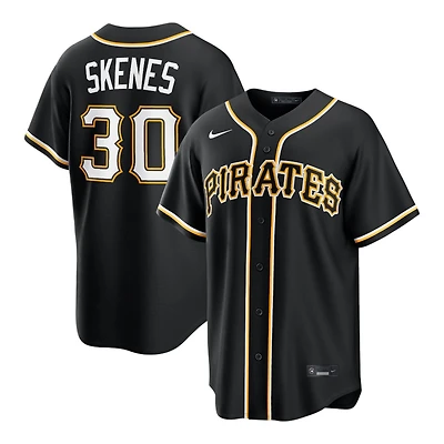 Pittsburgh Pirates Paul Skenes Black Nike Fashion Replica Jersey