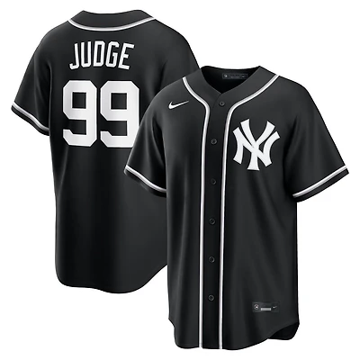 New York Yankees Aaron Judge Black Nike Fashion Replica Jersey
