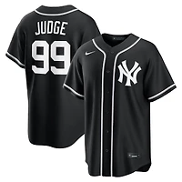 New York Yankees Aaron Judge Black Nike Fashion Replica Jersey