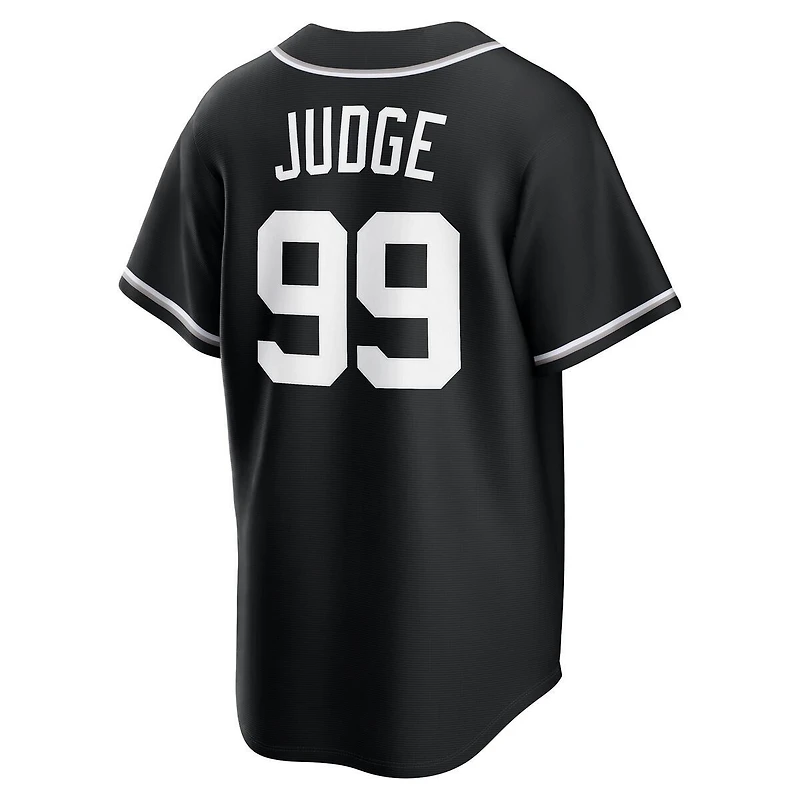 New York Yankees Aaron Judge Black Nike Fashion Replica Jersey