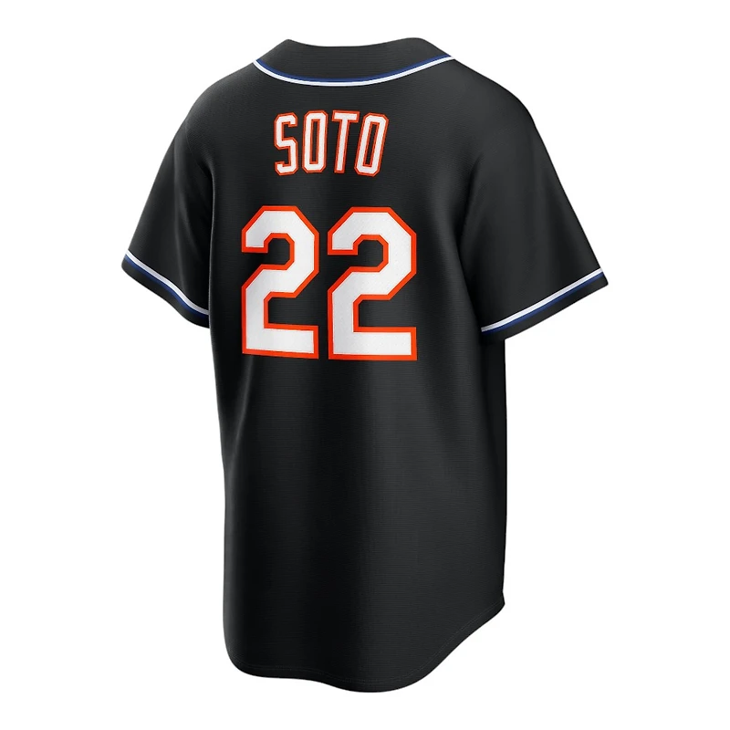 New York Mets Juan Soto Black Nike Fashion Replica Jersey