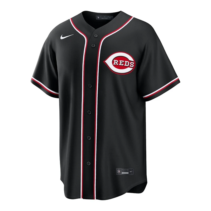 Cincinnati Reds Elly De La Cruz Black Nike Fashion Replica Jersey
