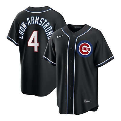 Chicago Cubs Pete Crow-Armstrong Black Nike Fashion Replica Jersey