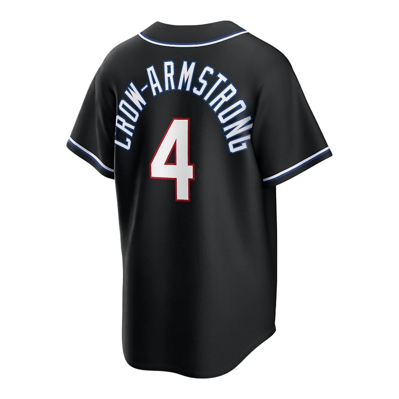 Chicago Cubs Pete Crow-Armstrong Black Nike Fashion Replica Jersey