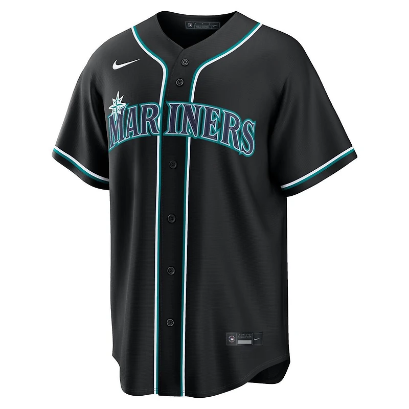 Seattle Mariners Julio Rodriguez Black Nike Fashion Replica Jersey