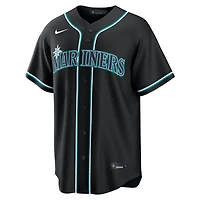 Seattle Mariners Julio Rodriguez Black Nike Fashion Replica Jersey
