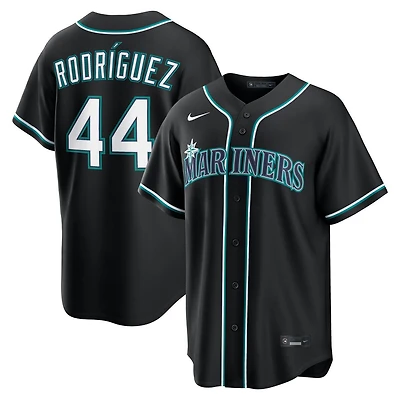 Seattle Mariners Julio Rodriguez Black Nike Fashion Replica Jersey
