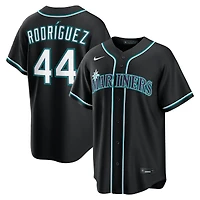 Seattle Mariners Julio Rodriguez Black Nike Fashion Replica Jersey
