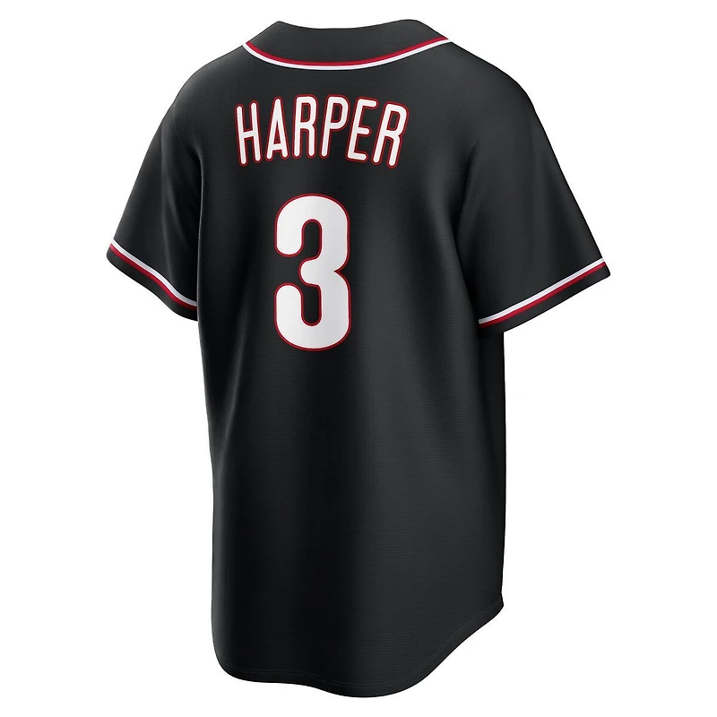 Philadelphia Phillies Bryce Harper Black Nike Fashion Replica Jersey