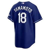 Los Angeles Dodgers Yoshinobu Yamamoto Royal Blue Alternate Nike Stadium Player Jersey