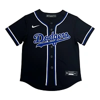 Preschool Los Angeles Dodgers Blank Black Out Nike Jersey