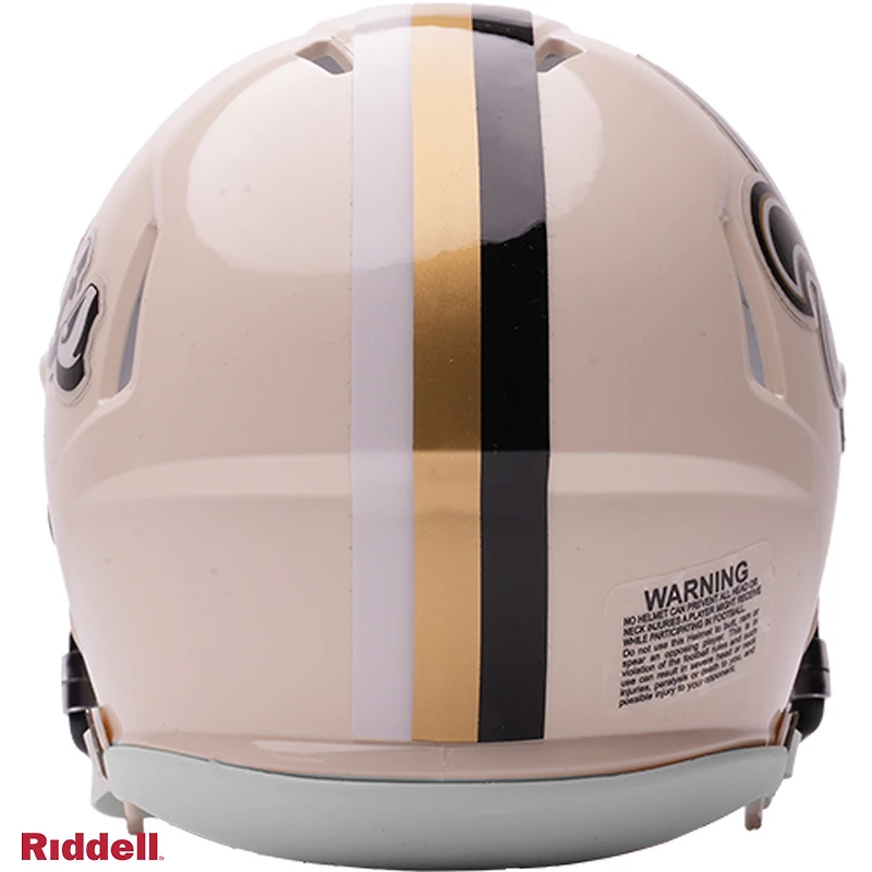 New Orleans Saints Retro Riddell Speed Mini Helmet