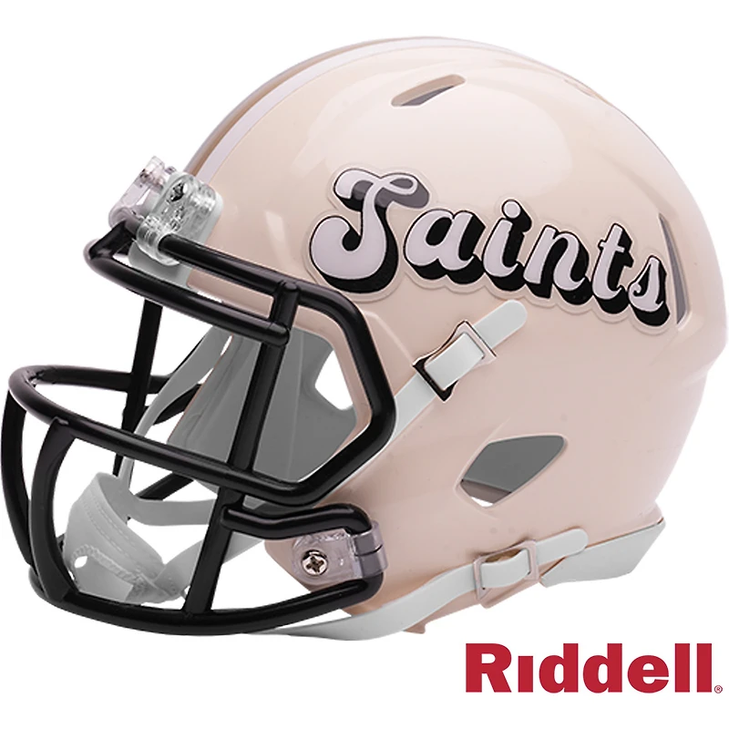 New Orleans Saints Retro Riddell Speed Mini Helmet