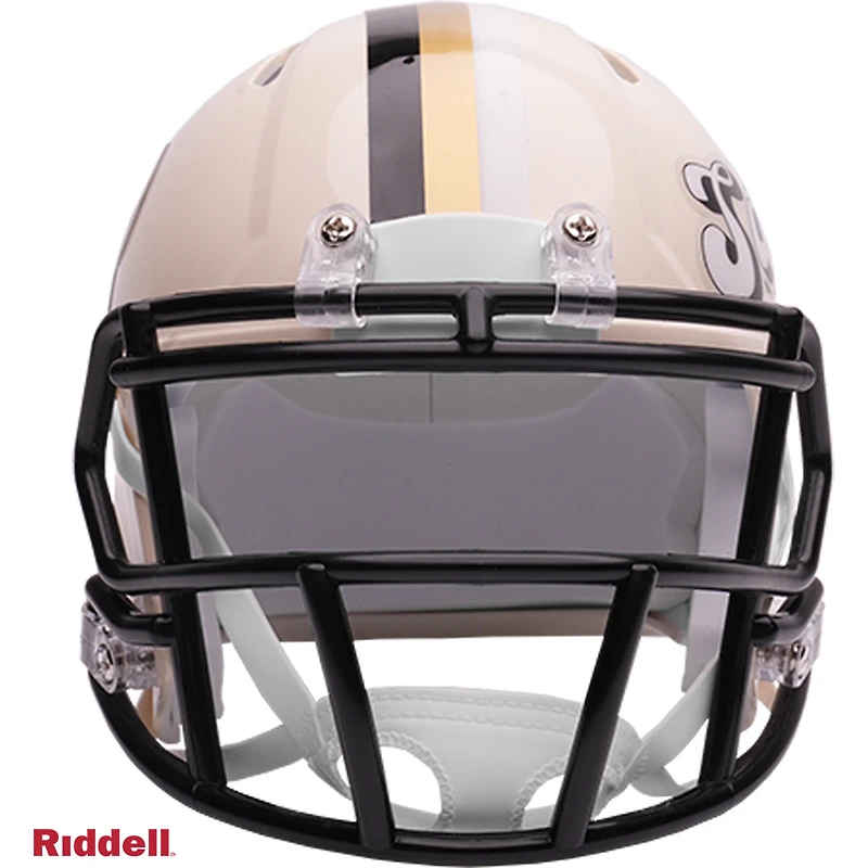 New Orleans Saints Retro Riddell Speed Mini Helmet