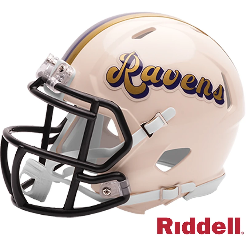 Baltimore Ravens Retro Riddell Speed Mini Helmet