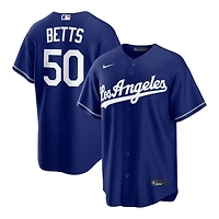 Los Angeles Dodgers Mookie Betts Alternate Royal Blue Nike Replica Jersey