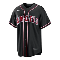 Los Angeles Angels Mike Trout Black Nike Fashion Replica Jersey