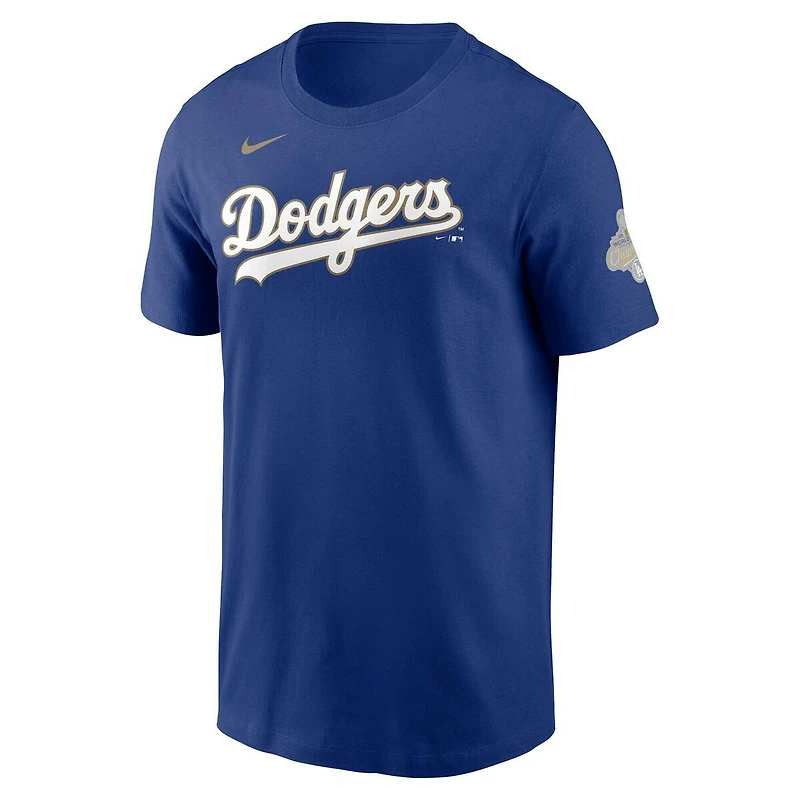 Los Angeles Dodgers Yoshinobu Yamamoto Royal Nike 2026 Gold Collection Name & Number T-Shirt