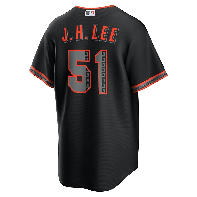 San Francisco Giants Jung Hoo Lee "Gigantes" Black Alternate Nike Replica Jersey