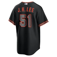 San Francisco Giants Jung Hoo Lee "Gigantes" Black Alternate Nike Replica Jersey