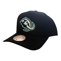 Utah Mammoth Black Mitchell & Ness Pro Pinch Snapback Hat
