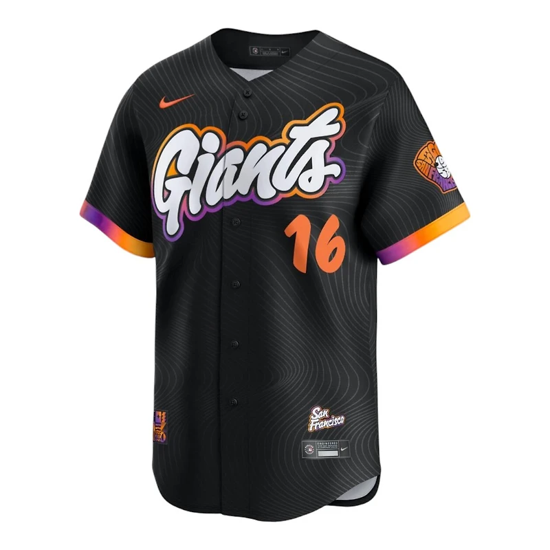 San Francisco Giants Rafael Devers Black City Connect Nike Limited Player Jersey