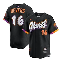 San Francisco Giants Rafael Devers Black City Connect Nike Limited Player Jersey
