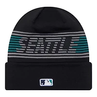 Seattle Mariners Navy Authentic Collection New Era Cuffed Knit Beanie Hat