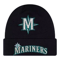 Seattle Mariners Navy Clubhouse New Era Cuffed Knit Beanie Hat