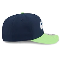 Seattle Seahawks Navy and Green 2026 NFL Draft New Era 9SEVENTY Adjustable Hat