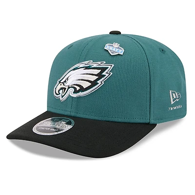 Philadelphia Eagles Green and Black 2026 NFL Draft New Era 9SEVENTY Adjustable Hat
